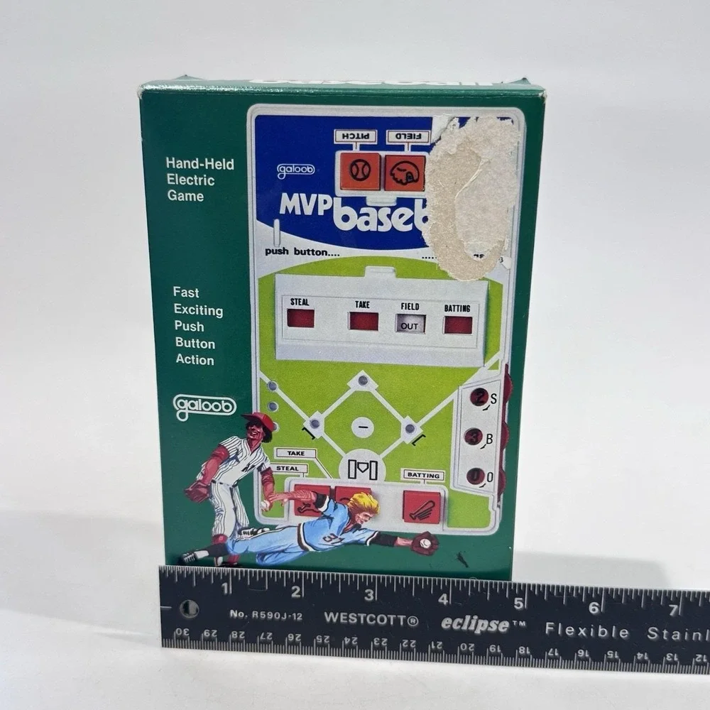 Vintage 1978 Galoob MVP baseball Hand Held Electric Action Game No 5003 Complete